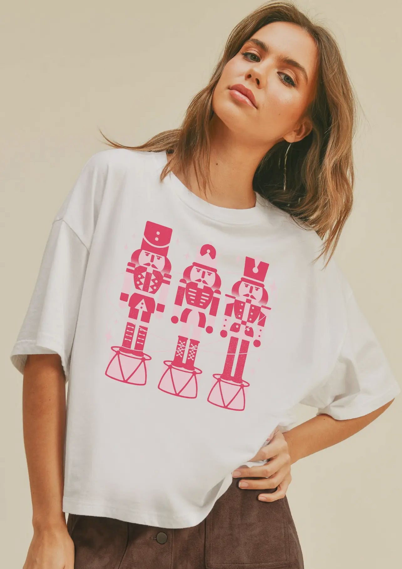 Nutcracker christmas graphic tee