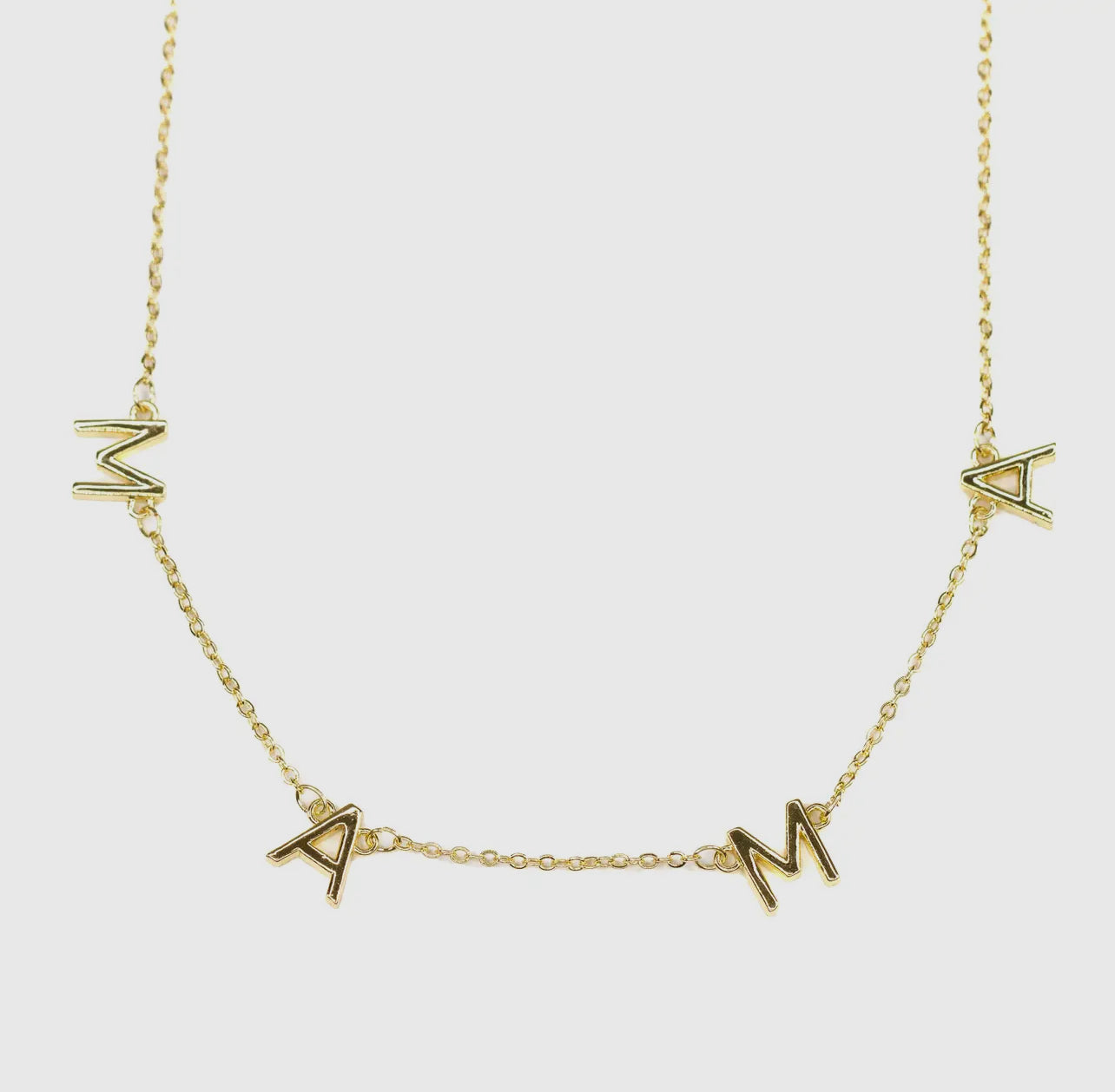 Mama necklace gold