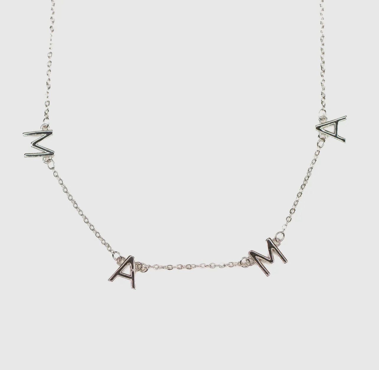 Mama necklace silver